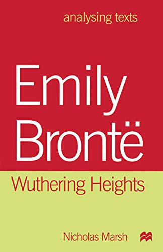 Stock image for Emily Bront : Wuthering Heights for sale by Better World Books