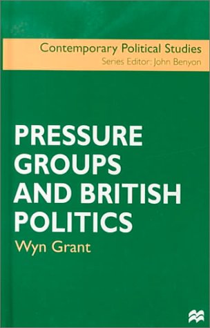 Beispielbild fr Pressure Groups and British Politics zum Verkauf von Ammareal