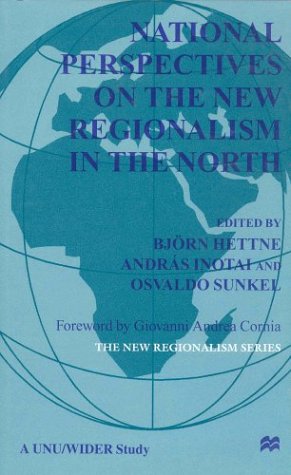 Stock image for National Perspectives On the New Regionalism in the North: Volume 2 (International Political Economy) for sale by Sutton Books