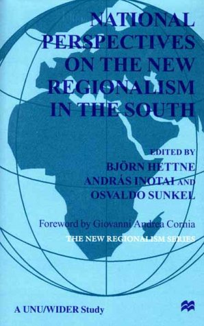 Imagen de archivo de National Perspectives on the New Regionalism in the South a la venta por Daedalus Books