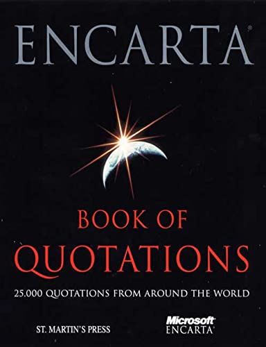 Stock image for Encarta Book of Quotations for sale by Ergodebooks