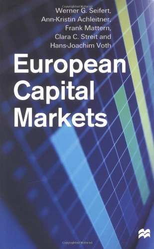 Stock image for European Capital Markets for sale by Ebooksweb