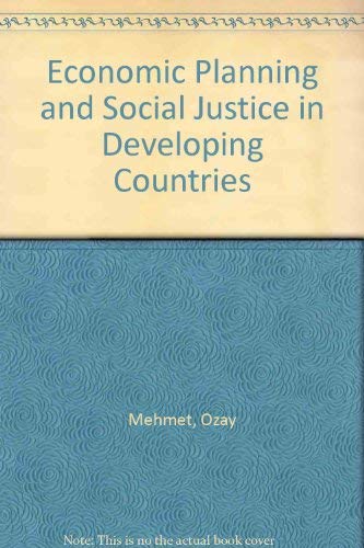 Imagen de archivo de Economic Planning and Social Justice in Developing Countries a la venta por Better World Books