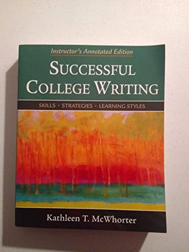 Imagen de archivo de Successful College Writing : Skills, Strategies, Learning Styles a la venta por Better World Books