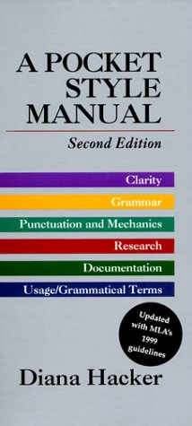 Stock image for Pocket Style Manual: With MLA's 1999 Guidelines, Updated Edition for sale by SecondSale