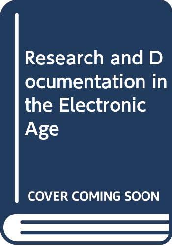 Research and Documentation in the Electronic Age (9780312247539) by Hacker; Barbara Fister
