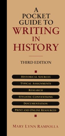 Imagen de archivo de A Pocket Guide to Writing in History a la venta por SecondSale