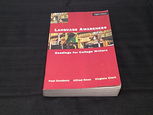 Imagen de archivo de Language Awareness: Readings for College Writers a la venta por Jenson Books Inc