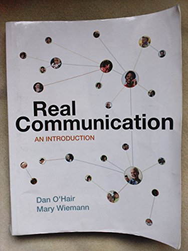 Beispielbild fr Real Communication: An Introduction zum Verkauf von SecondSale