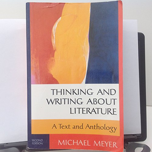 Beispielbild fr Thinking and Writing about Literature: A Text and Anthology zum Verkauf von BooksRun