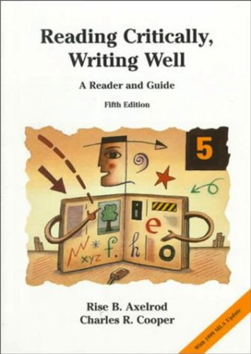 9780312250294: Reading Critically, Writing Well : A Reader and Guide