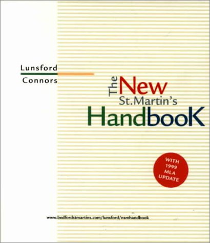 9780312251017: The New St. Martin's Handbook: With 1999 Mla Update