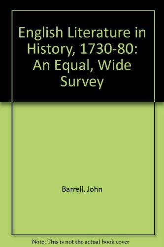 Imagen de archivo de English Literature in History 1730-80: An Equal, Wide Survey a la venta por Row By Row Bookshop