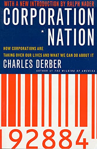 Imagen de archivo de Corporation Nation P [Paperback] Derber, Charles a la venta por Orphans Treasure Box