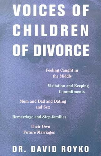 Beispielbild fr Voices of Children of Divorce zum Verkauf von AwesomeBooks