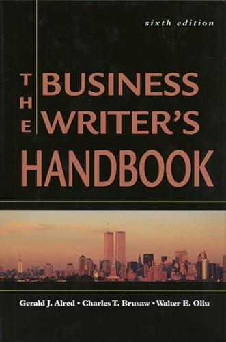 9780312254940: The Business Writer's Handbook (Business Writer's Handbook, 6th Edition)
