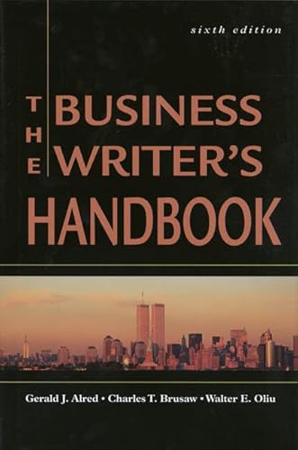 9780312254940: The Business Writer's Handbook, Sixth Edition