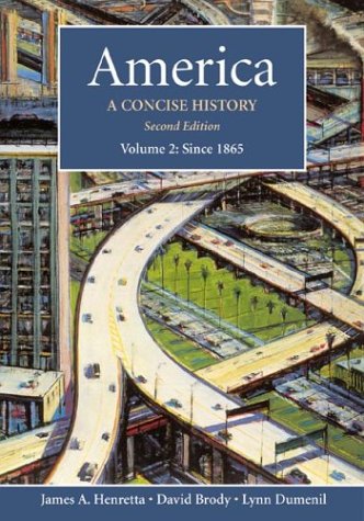 Beispielbild fr America, Vol. 2: A Concise History, Second Edition zum Verkauf von Wonder Book