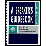 Beispielbild fr A Speaker's Guidebook zum Verkauf von Wonder Book