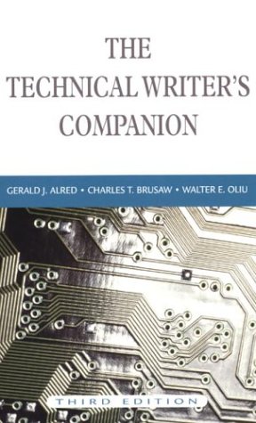 Stock image for The Technical Writer's Companion for sale by Orion Tech