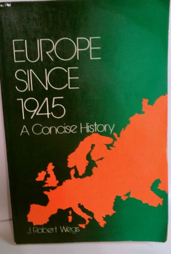 Stock image for Europe since 1945: A concise history for sale by Wonder Book