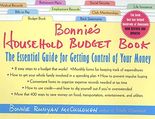 Stock image for Bonnie's Household Budget Book: The Essential Guide for Getting Control of Your Money for sale by Gulf Coast Books
