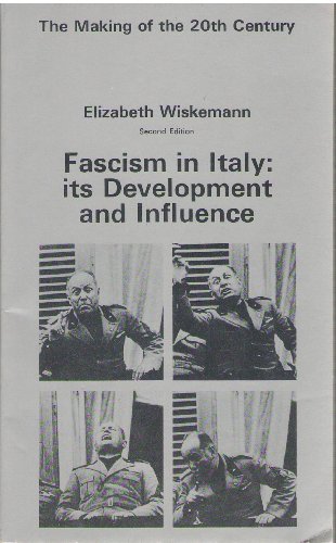 Stock image for Fascism in Italy: Its Development and Influence for sale by Ergodebooks