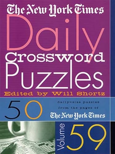 9780312284138: The New York Times Daily Crossword Puzzles: 50 Daily-size Puzzles from the Pages of the New York Times: 59