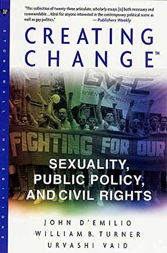 Imagen de archivo de Creating Change: Sexuality, Public Policy, and Civil Rights a la venta por ThriftBooks-Atlanta