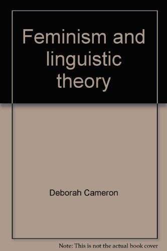 9780312287467: Feminism and Linguistic Theory Hardcover Deborah Cameron