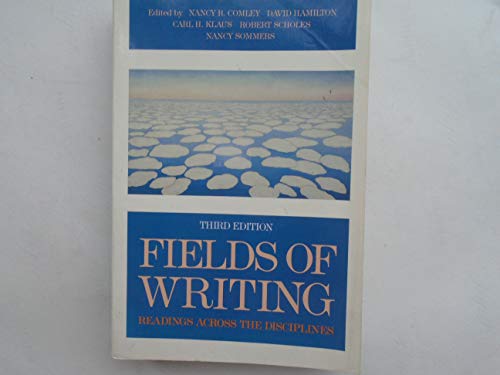 Imagen de archivo de Fields of writing: Readings across the disciplines a la venta por Wonder Book