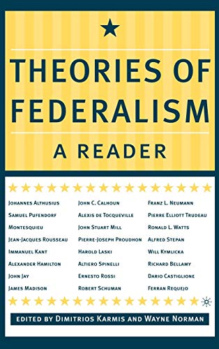 9780312295806: Theories of Federalism: A Reader