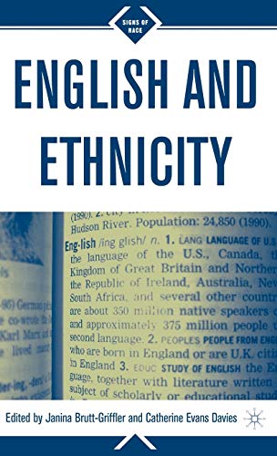 Stock image for English and Ethnicity (Signs of Race) for sale by Bookoutlet1