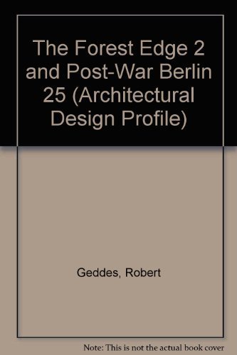 9780312298784: Forest Edge Post War Berlin (Architectural Design Profile)