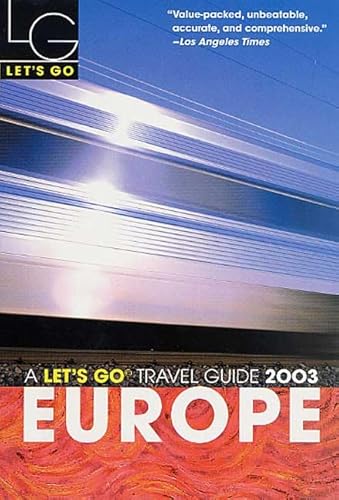 Beispielbild fr Let's Go 2003 Europe (Let's Go Europe) zum Verkauf von Stephen White Books