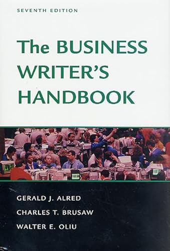 9780312309220: The Business Writer's Handbook