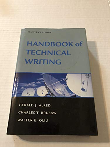 9780312309237: Handbook of Technical Writing