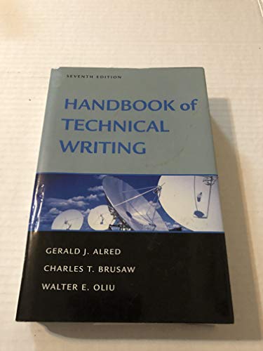 9780312309237: The Handbook of Technical Writing, Seventh Edition