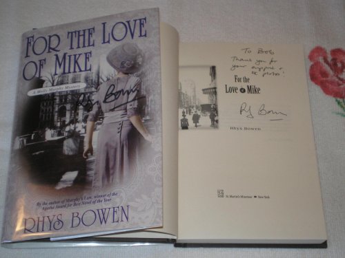 Imagen de archivo de For the Love of Mike (Molly Murphy Mysteries) a la venta por HPB-Emerald