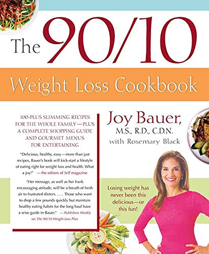 Stock image for The 90/10 Weight Loss Cookbook: 100-Plus Slimming Recipes for the Whole Family - Plus a Complete Shopping Guide and Gourmet Menus for Entertaining for sale by Jenson Books Inc