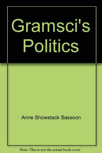 Stock image for Gramsci's Politics for sale by Loud Bug Books