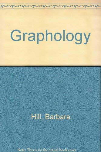 Imagen de archivo de Graphology a la venta por Wonder Book