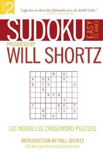 Sudoku Easy to Hard Vol 123 3 Pack (9780312344993) by Shortz, Will