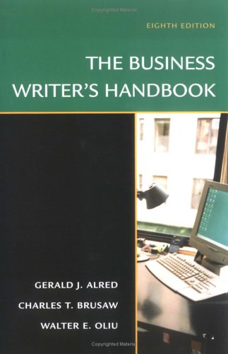 9780312352684: The Business Writer's Handbook