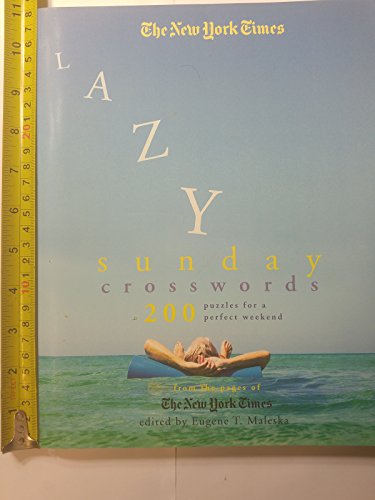 Stock image for The New York Times Lazy Sunday Crossword Puzzle Omnibus: 200 Puzzles for a Perfect Weekend for sale by ZBK Books