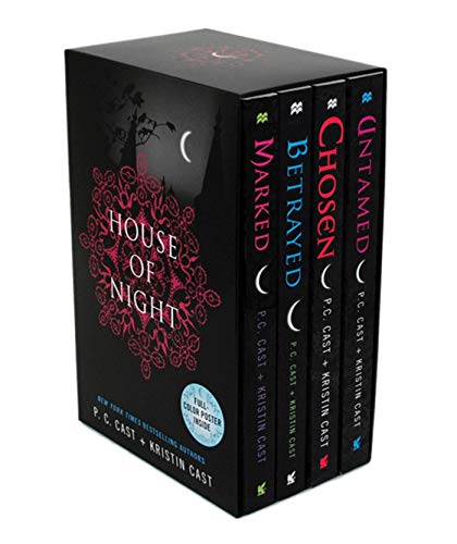 House of Night Collection (in slipcase/box): book 1 - Marked; book 2 - Betrayed; book 3 - Chosen; book 4 - Untamed; -(first four volume boxed set in the 