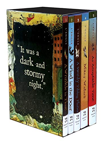 Stock image for The Wrinkle in Time Quintet Boxed Set (A Wrinkle in Time, A Wind in the Door, A Swiftly Tilting Planet, Many Waters, An Acceptable Time) for sale by Goodwill Books