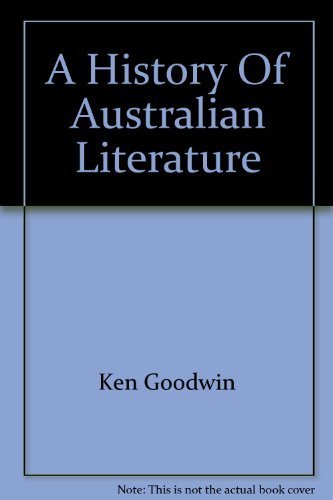 Imagen de archivo de A History of Australian Literature. a la venta por Worpsweder Antiquariat