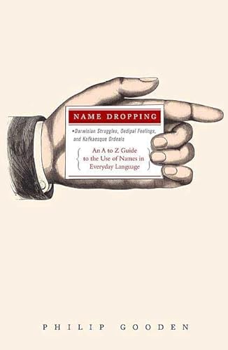 Imagen de archivo de Name Dropping: Darwinian Struggles, Oedipal Feelings, and Kafkaesque Ordeals -- An A to Z Guide to the Use of Names in Everyday Langu a la venta por ThriftBooks-Atlanta