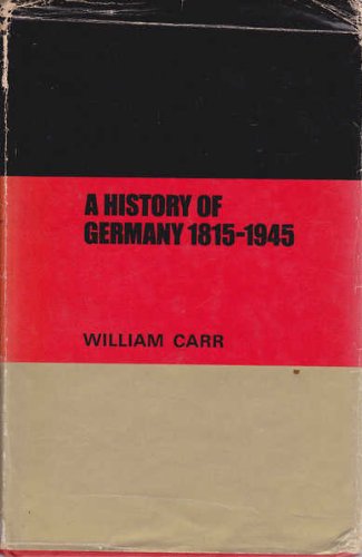 A History of Germany, 1815-1945.